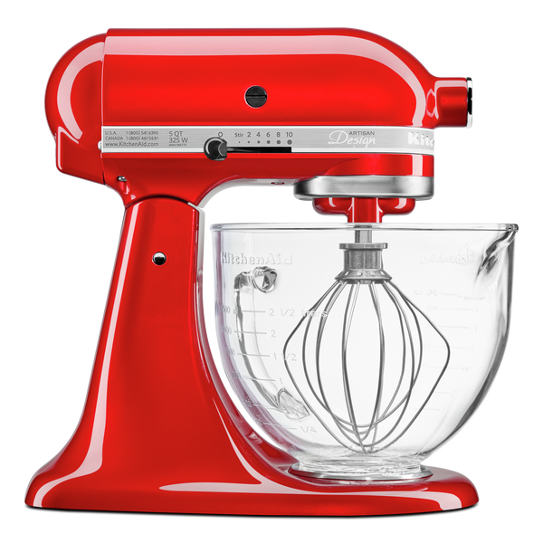 KitchenAid - 5 Quarts Tilt-Head Mixer in Red - KSM155GBCA
