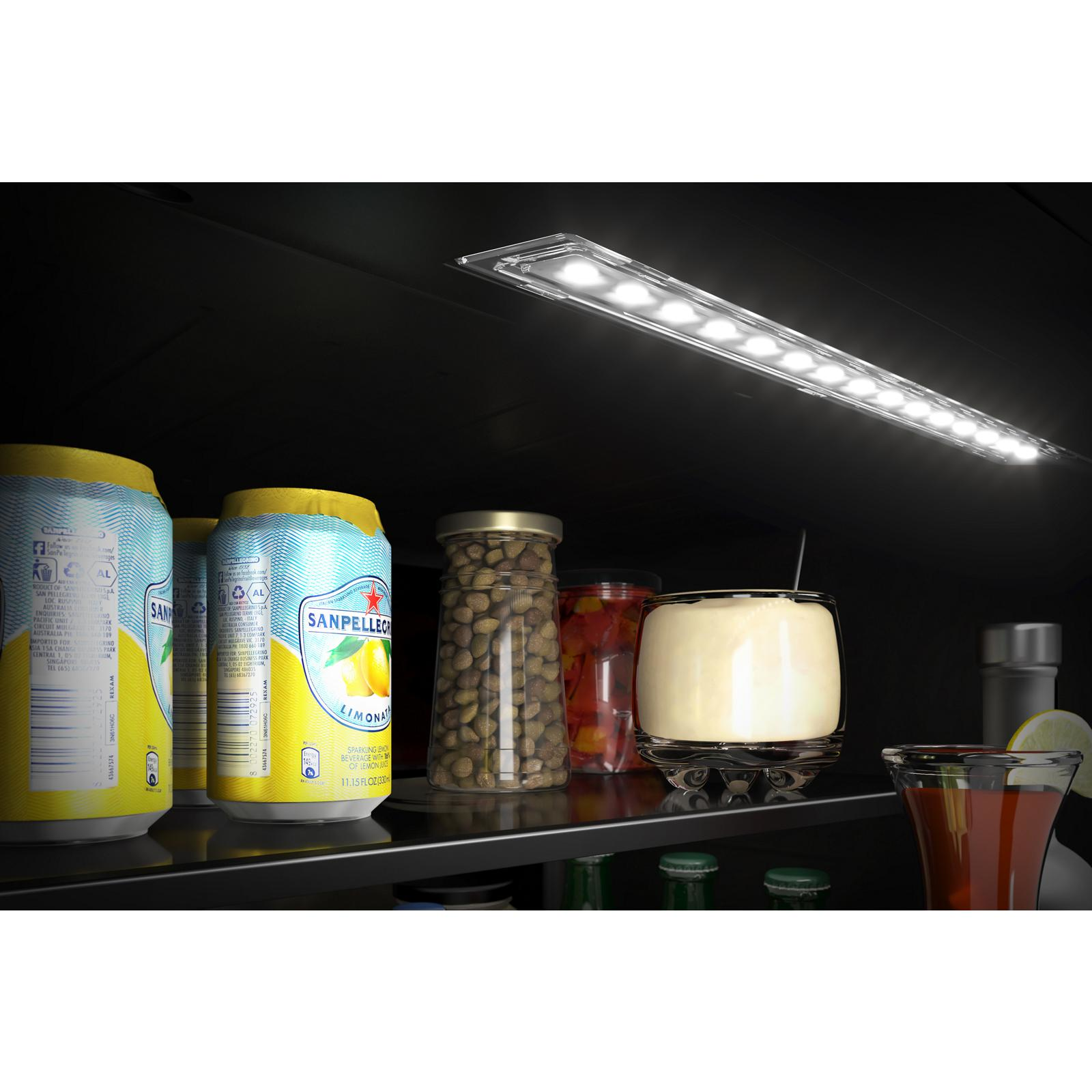 KitchenAid - 23.875 Inch 4.89 cu. ft Beverage Centre Refrigerator in Stainless - KUBL214KSB