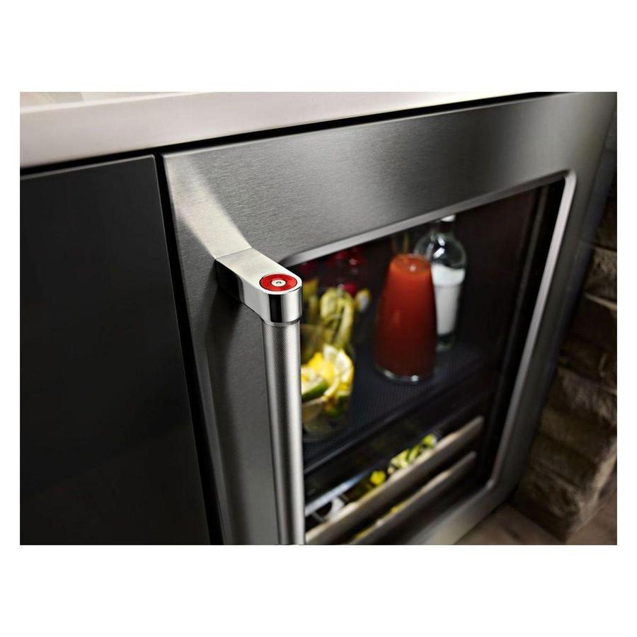 KitchenAid - 23.8 Inch 4.8 cu. ft Beverage Centre Refrigerator in Stainless - KUBR204ESB
