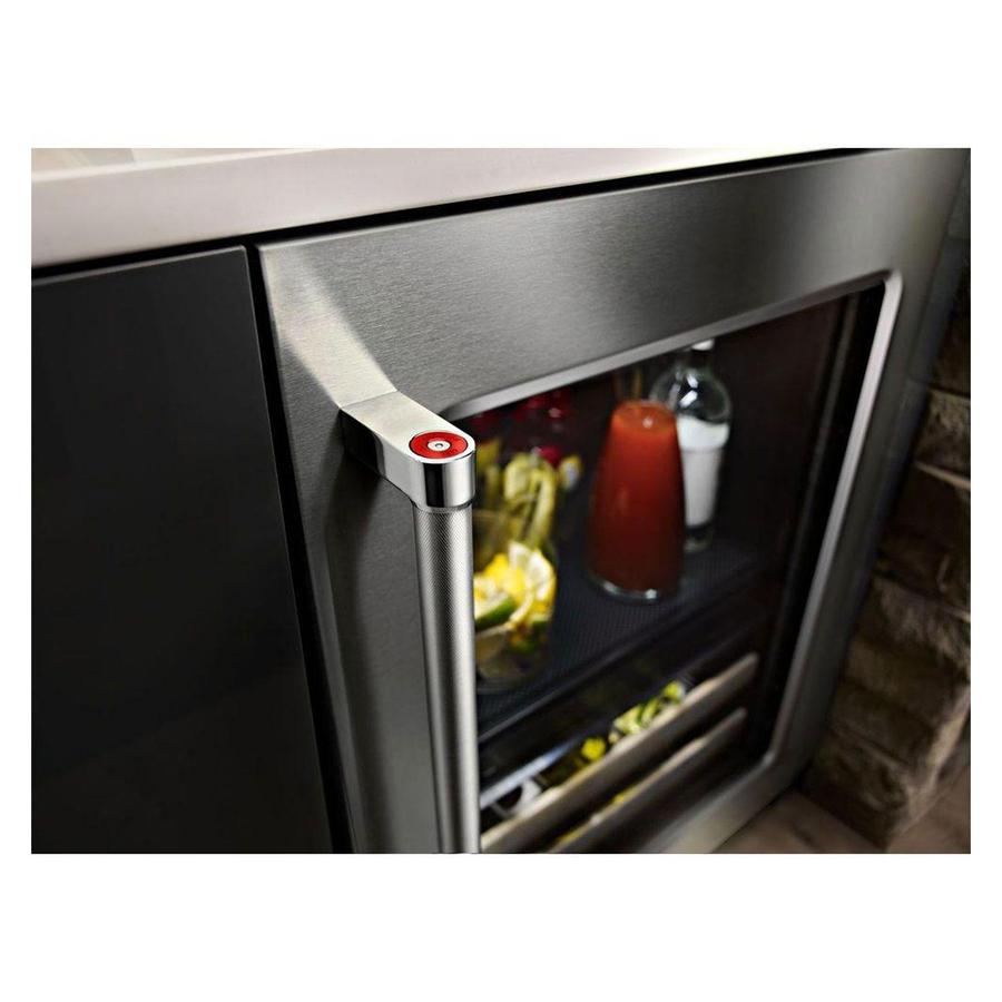 KitchenAid - 23.8 Inch 4.8 cu. ft Beverage Centre Refrigerator in Stainless - KUBR204ESB