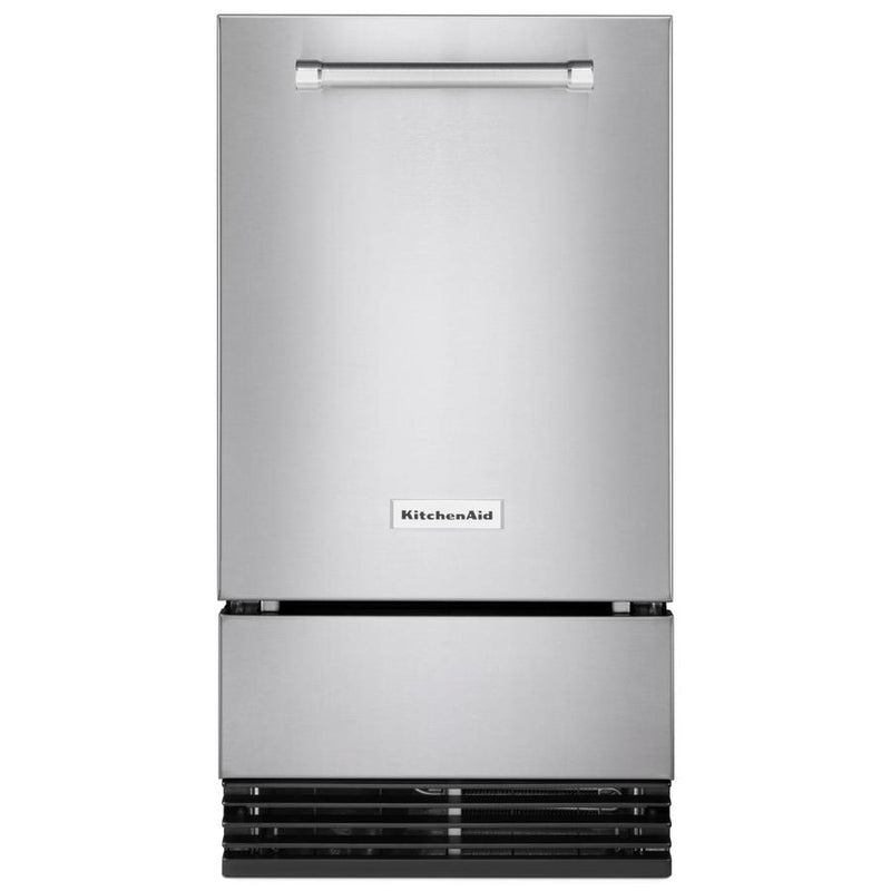 KitchenAid - 17.875 Inch 18 cu. ft Ice Maker Refrigerator in Stainless - KUID308HPS