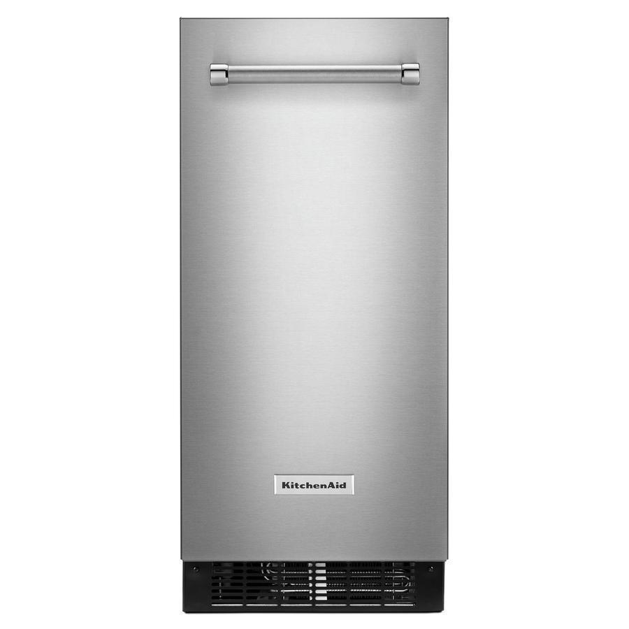 KitchenAid - 14.875 Inch 15 cu. ft Ice Maker Refrigerator in Stainless - KUIX335HPS