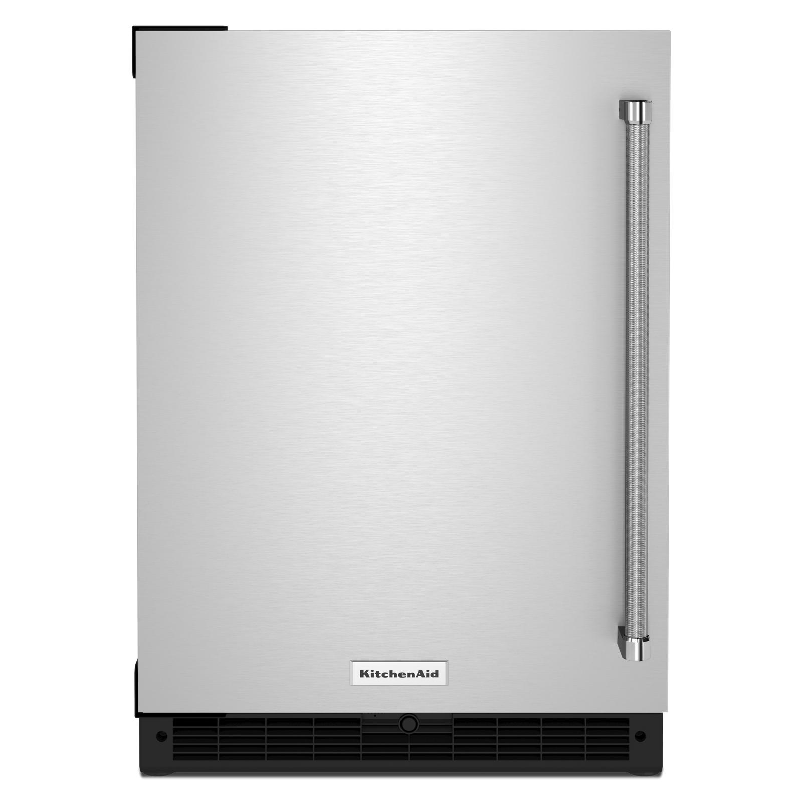 KitchenAid - 23.875 Inch 5 cu. ft Undercounter Refrigerator in Stainless - KURL114KSB