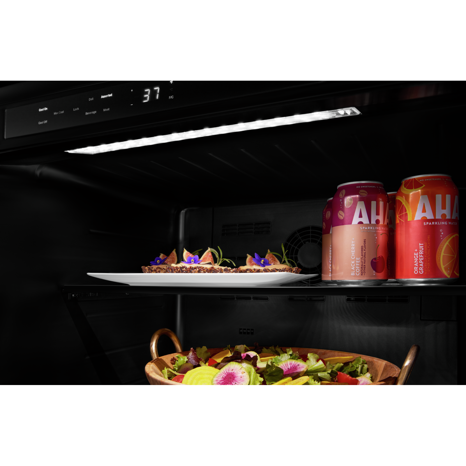 KitchenAid - 23.875 Inch 5 cu. ft Undercounter Refrigerator in Stainless - KURR114KSB