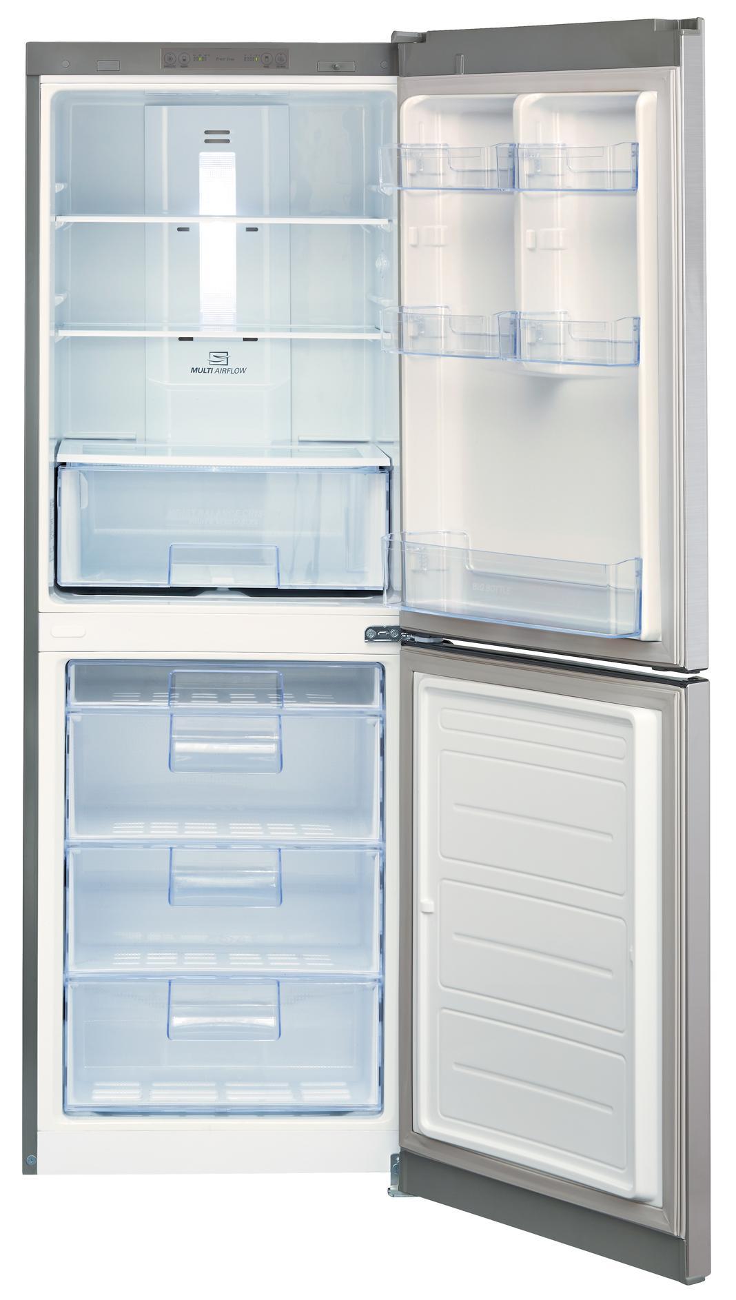 LG - 23.5 Inch 10.1 cu. ft Bottom Mount Refrigerator in Silver - LBNC10551V
