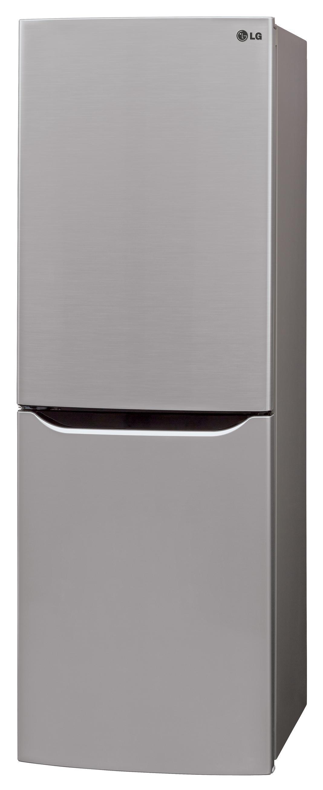 LG - 23.5 Inch 10.1 cu. ft Bottom Mount Refrigerator in Silver - LBNC10551V