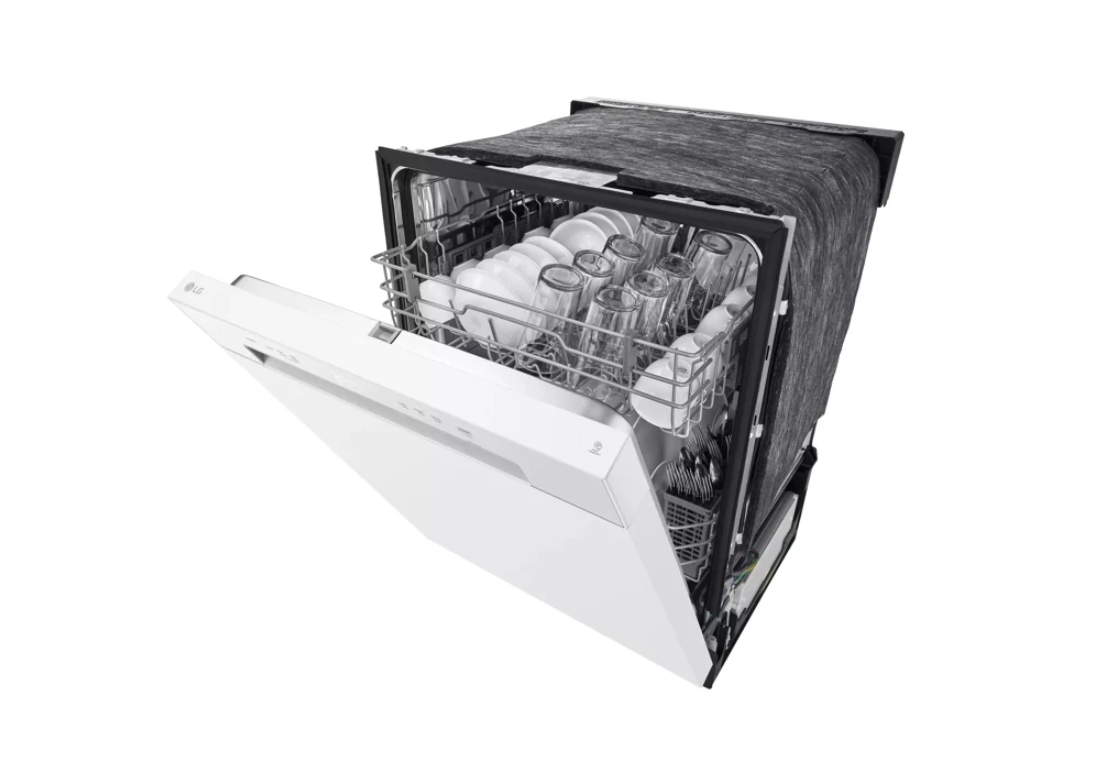 LG - 52 dBA Built In Dishwasher in White - LDFC2423W