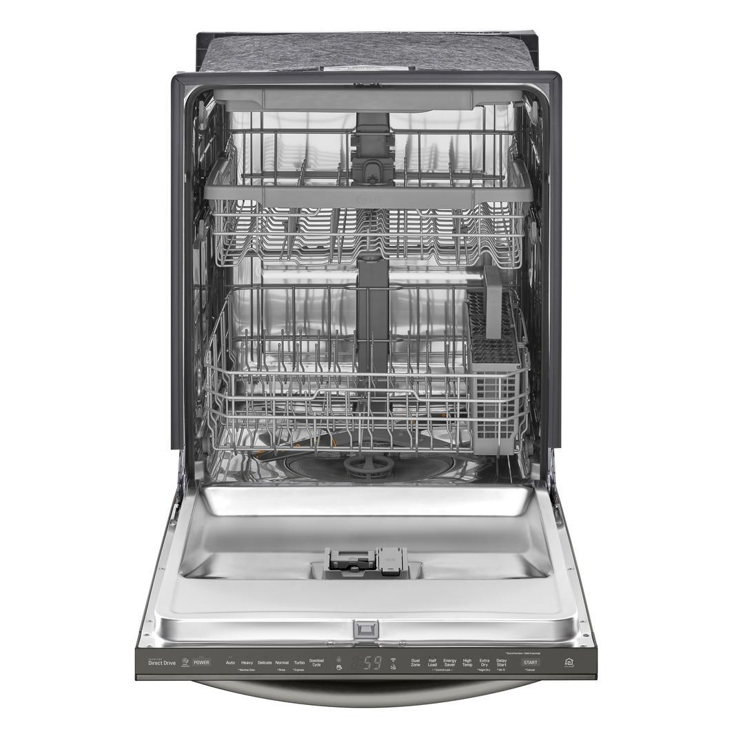 LG - 46 dBA Built In Dishwasher in Black Stainless - LDT5678BD