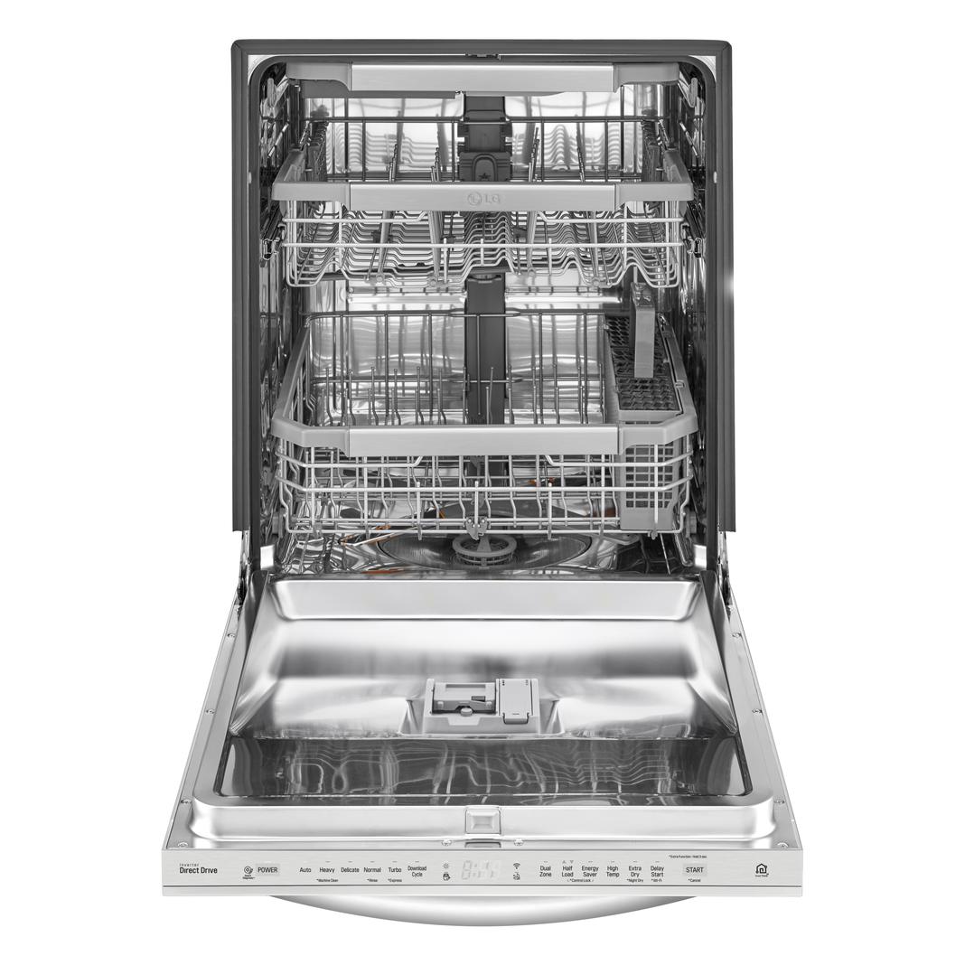 LG - 42 dBA Built In Dishwasher in Stainless - LDT7808SS