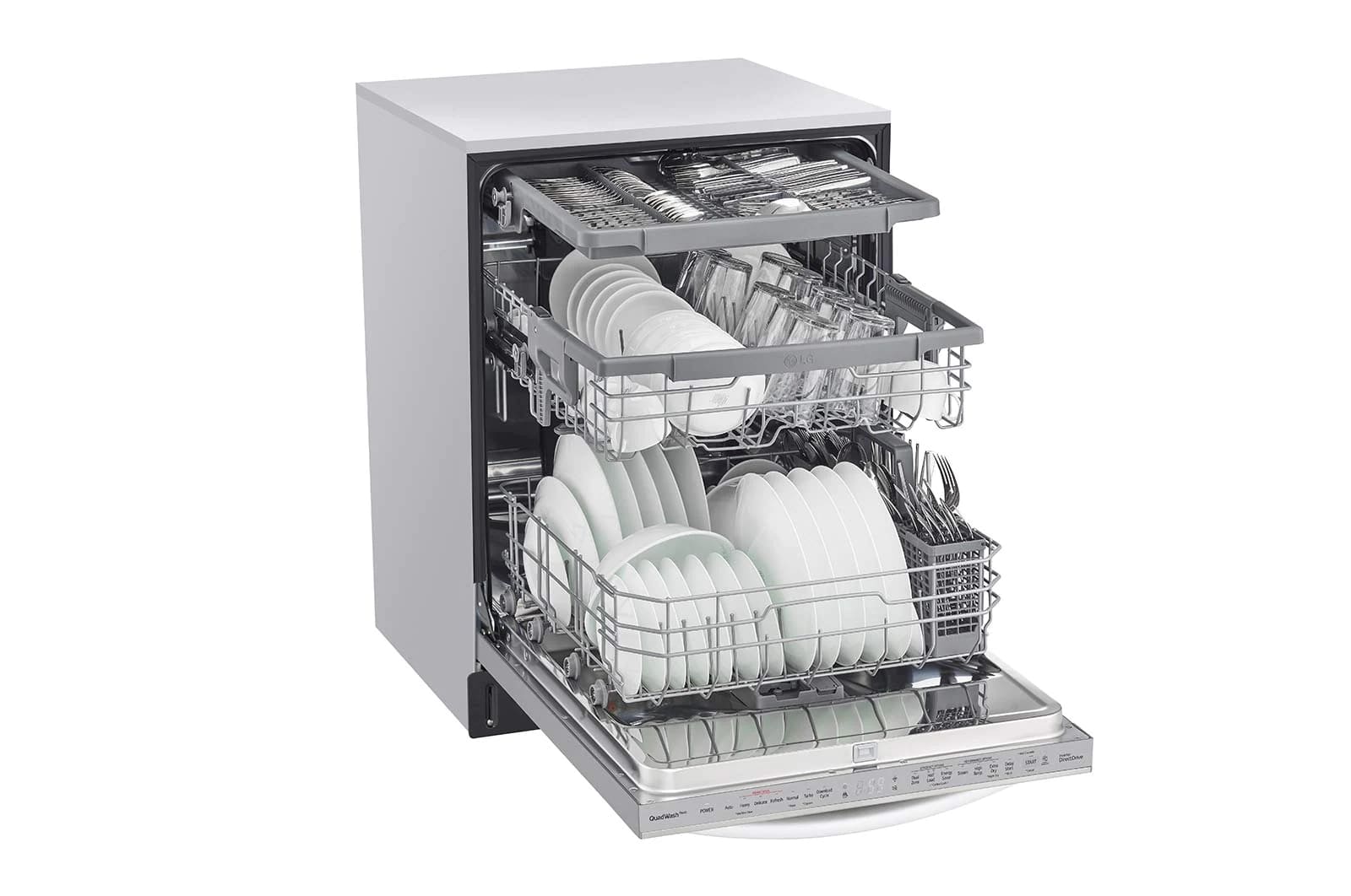 LG - 46 dBA Built In Dishwasher in Stainless - LDTS5552S