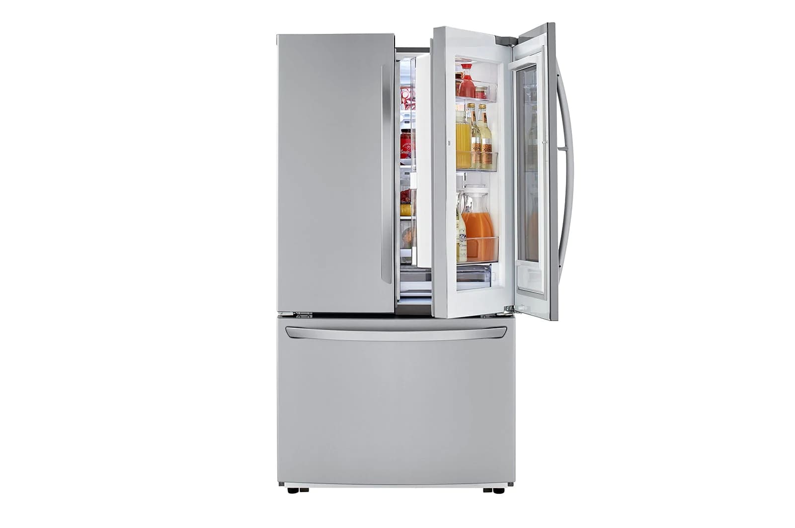 LG - 35.75 Inch 22.8 cu. ft French Door Refrigerator in Stainless - LFCC23596S