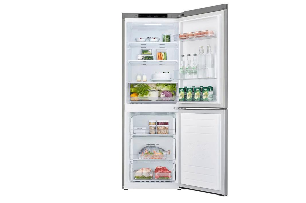 LG - 23.5 Inch 10.8 cu. ft Bottom Mount Refrigerator in Silver - LRDNC1004V