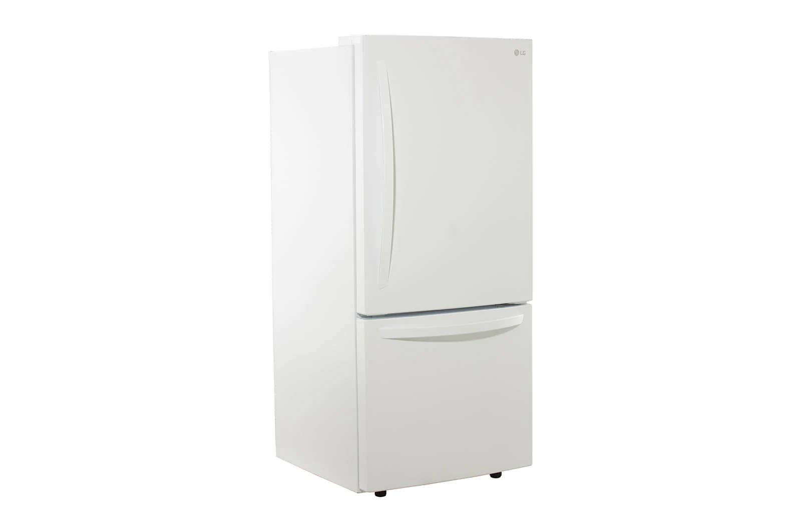 LG - 29.75 Inch 22.1 cu. ft Bottom Mount Refrigerator in White - LRDNS2200W
