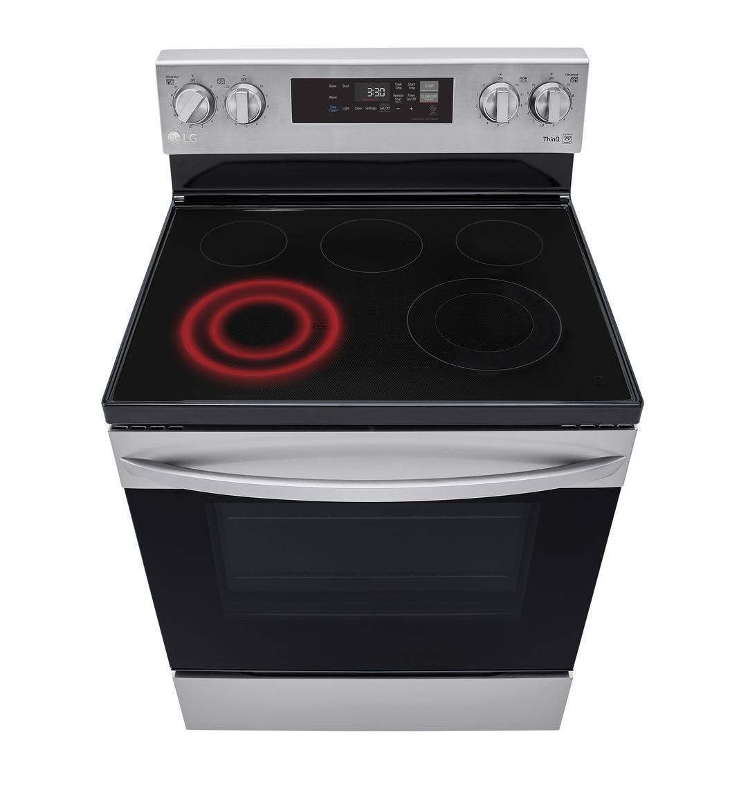 LG - 6.3 cu. ft  Electric Range in Stainless - LREL6321S
