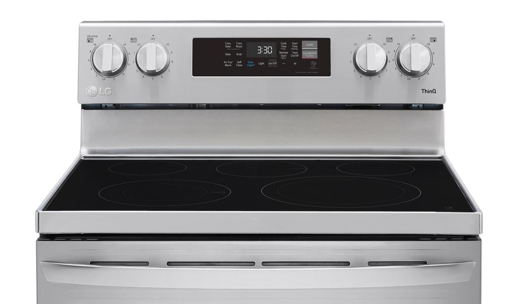LG - 6.3 cu. ft  Electric Range in Stainless - LREL6323S
