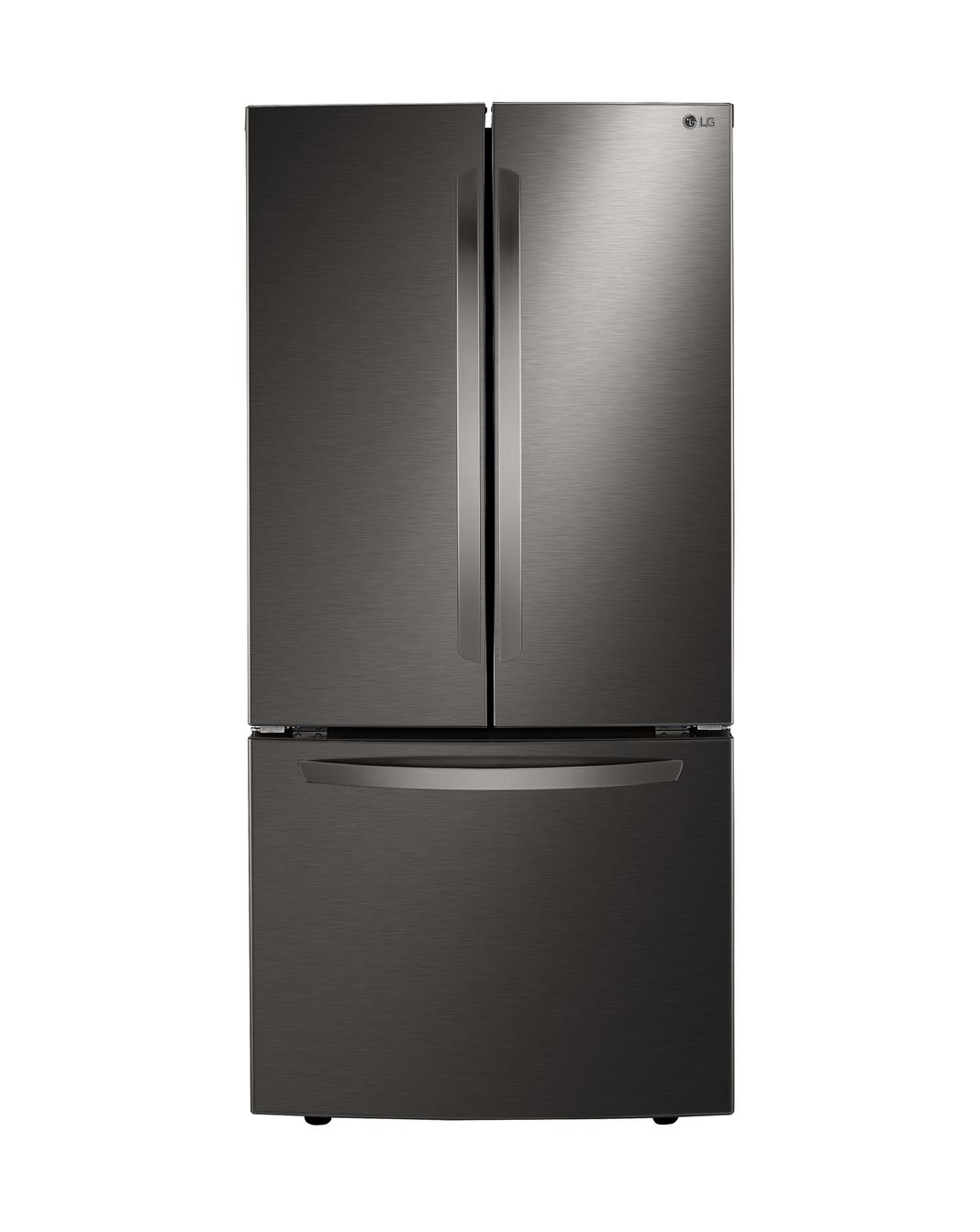 LG - 32.8 Inch 25.1 cu. ft French Door Refrigerator in Black Stainless - LRFCS2503D