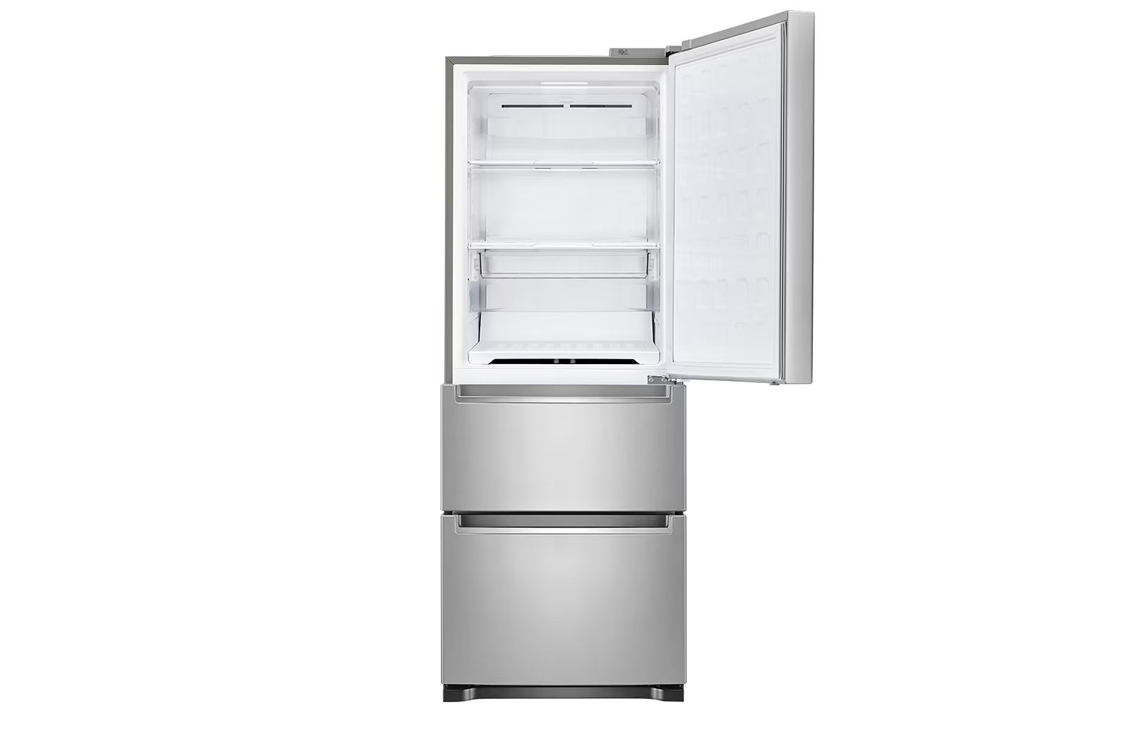 LG - 26.25 Inch 11.7 cu. ft Bottom Mount Refrigerator in Silver - LRKNS1205V