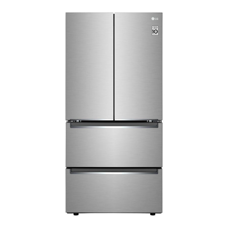 LG - 32.9 Inch 19 cu. ft French Door Refrigerator in Stainless - LRMNC1803S