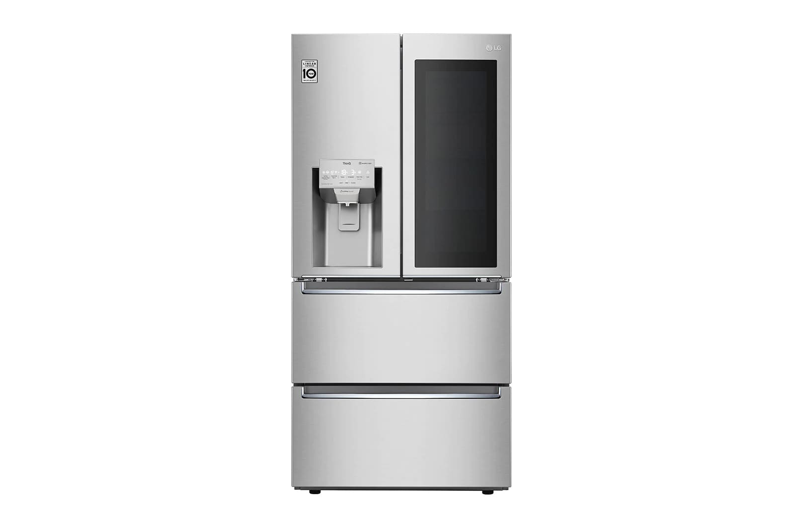 LG - 32.875 Inch 18.3 cu. ft French Door Refrigerator in Stainless - LRMVC1803S