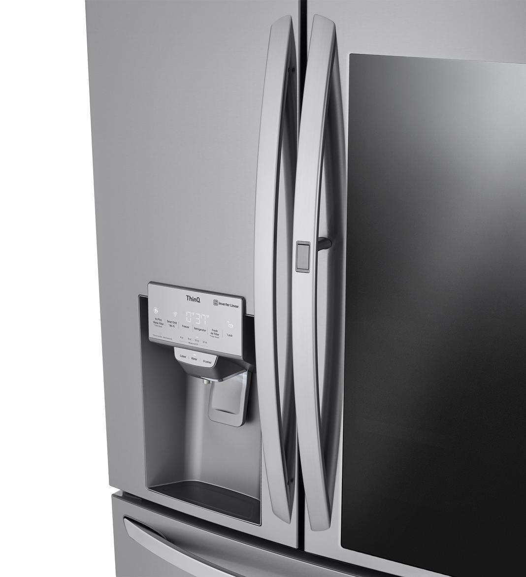 LG - 35.8 Inch 22.5 cu. ft French Door Refrigerator in Stainless - LRMVC2306S