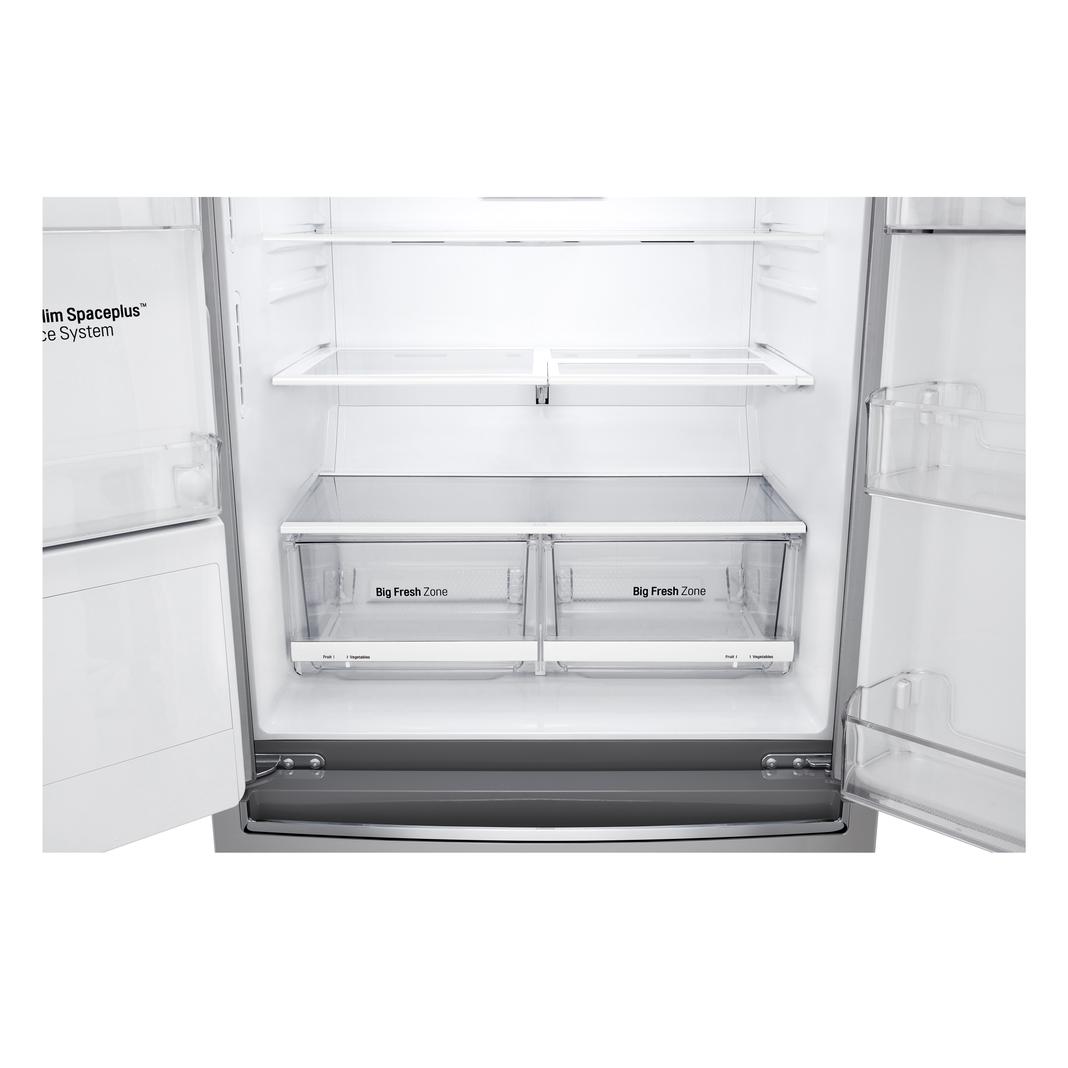 LG - 32.9 Inch 18.3 cu. ft French Door Refrigerator in Stainless - LRMXC1803S