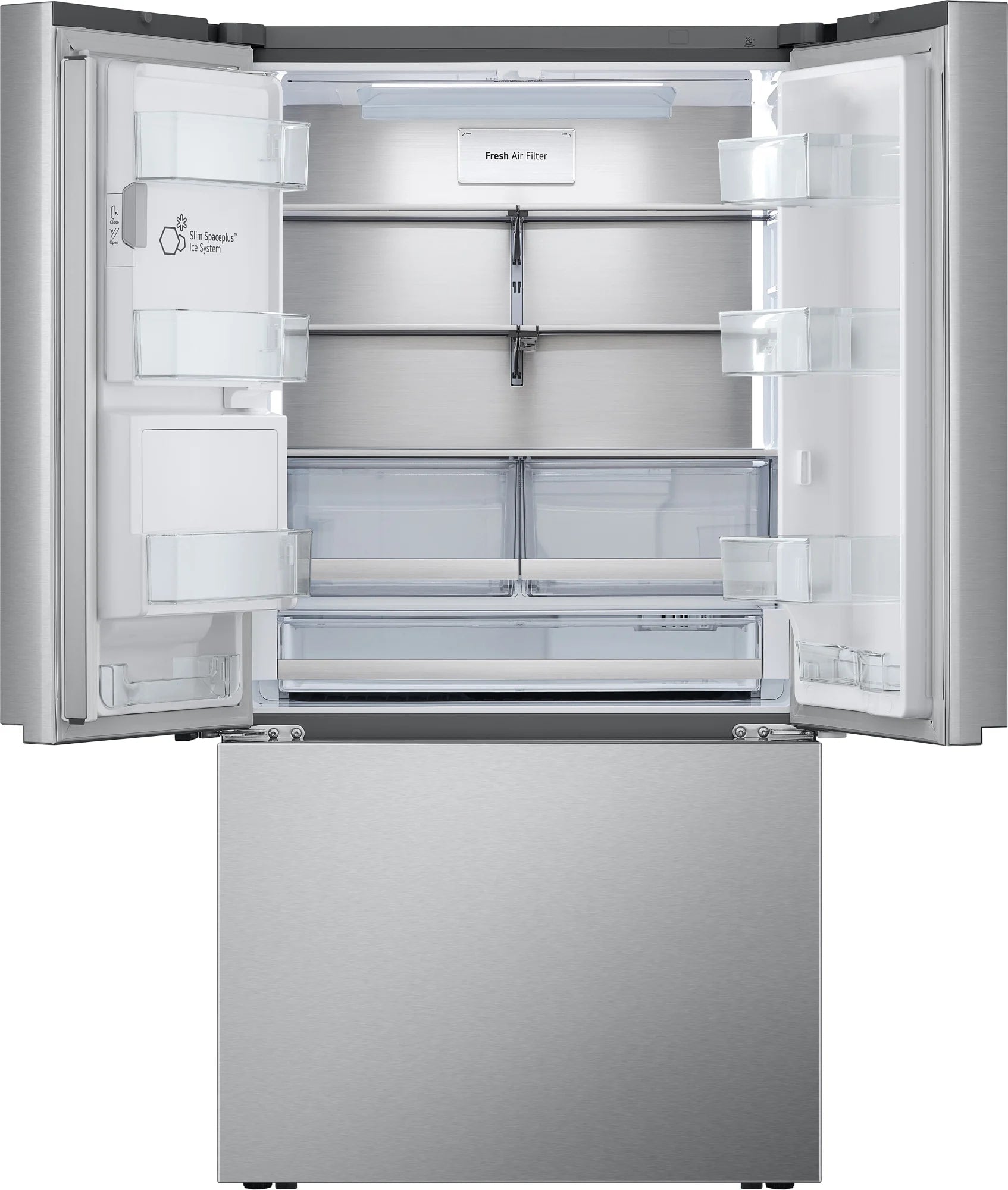 LG - 35.75 Inch 25.5 cu. ft French Door Refrigerator in Stainless - LRYXC2606S