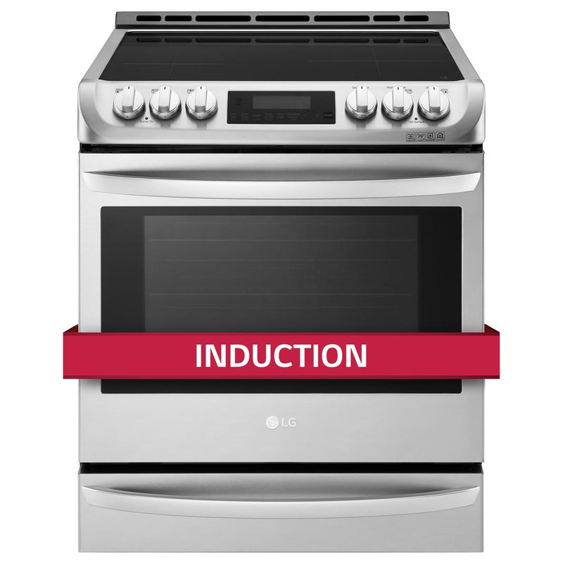 LG - 6.3 cu. ft  Induction Range in Stainless - LSE4617ST