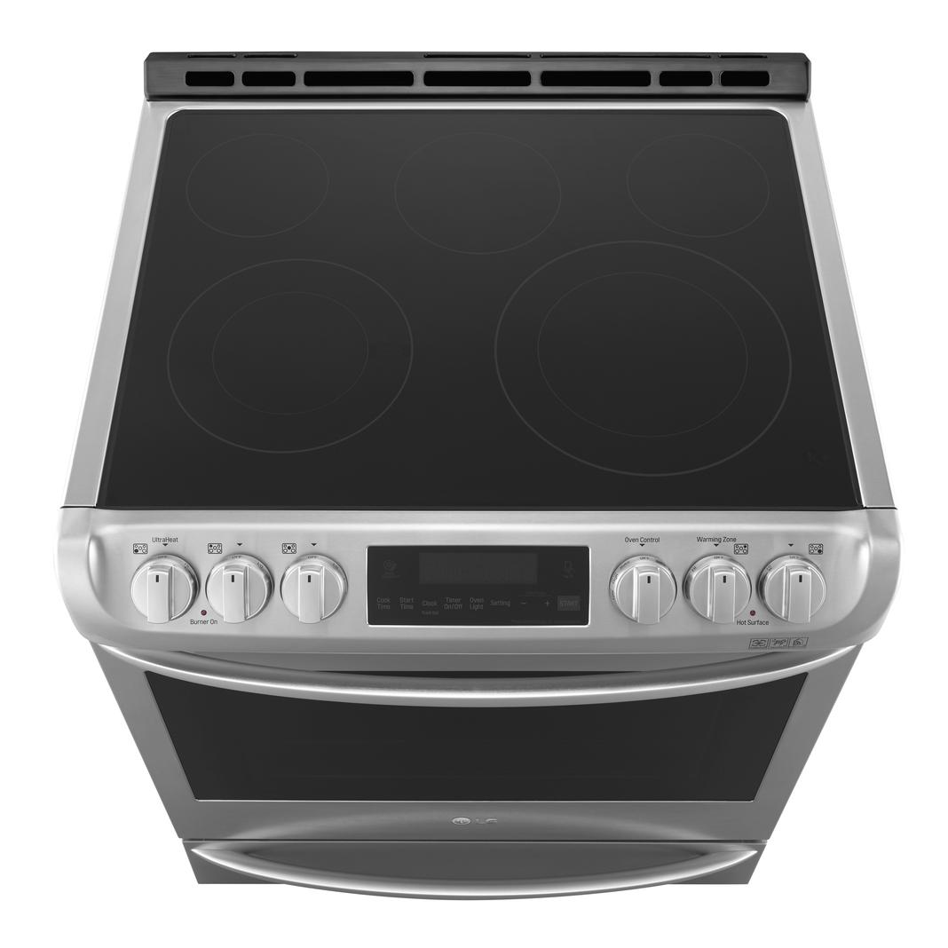LG - 6.3 cu. ft  Electric Range in Stainless - LSE5613ST