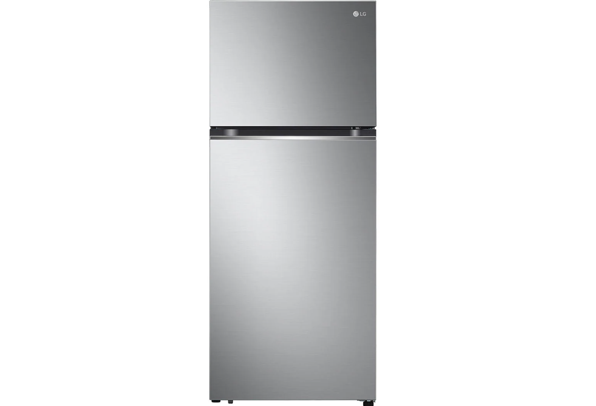 LG - 24 Inch 13 cu. ft Top Mount Refrigerator in Stainless - LT13C2000V