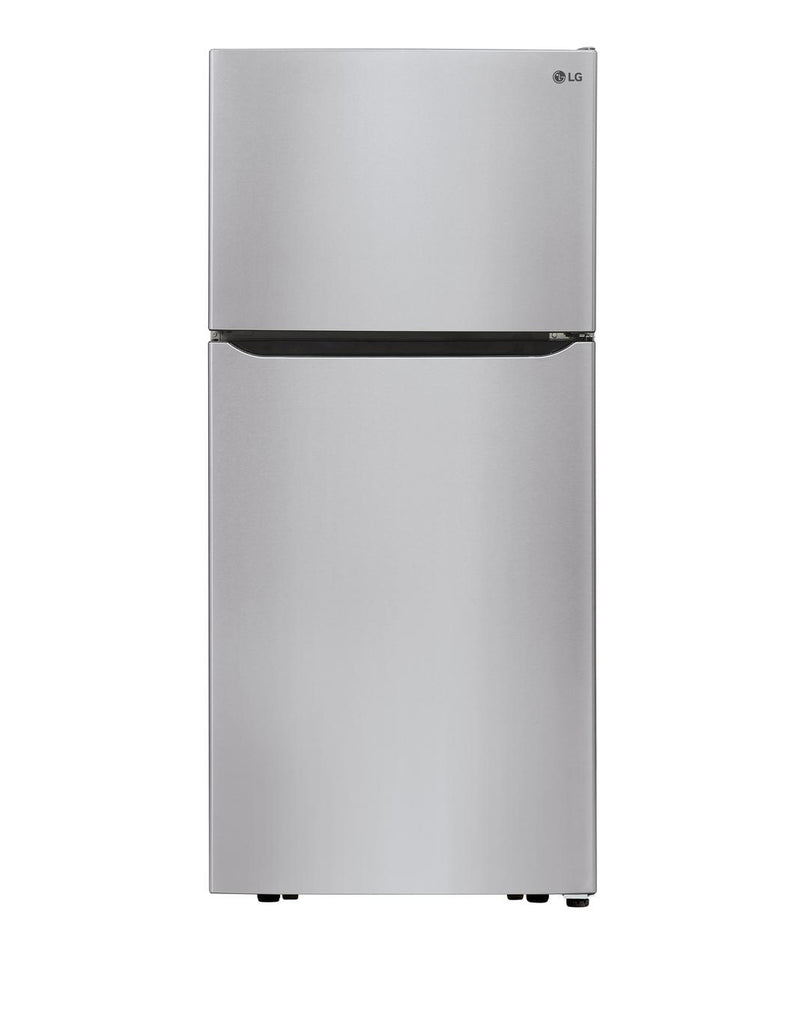 LG - 29.8 Inch 20.2 cu. ft Top Mount Refrigerator in Stainless - LTCS20020S