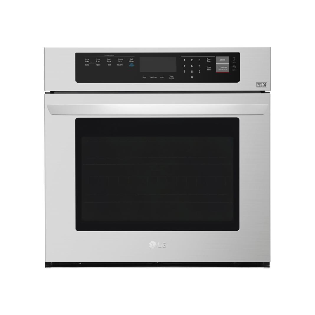 LG - 4.7 cu. ft Single Wall Oven in Stainless - LWS3063ST