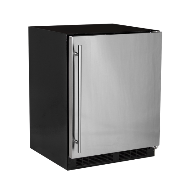 Marvel - 23.875 Inch 4.6 cu. ft Mini Fridge Refrigerator in Stainless - MARE224-SS41A