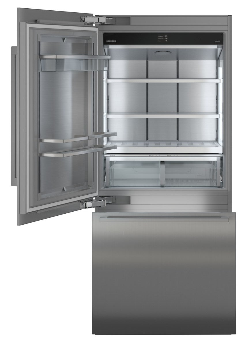 Liebherr - 35.6875 Inch 18.1 cu. ft Built In / Integrated Bottom Mount Refrigerator in Panel Ready - MCB3651