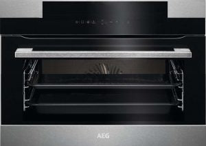 AEG - 1.3 cu. Ft  Built In Microwave in Stainless - MCD4538E II