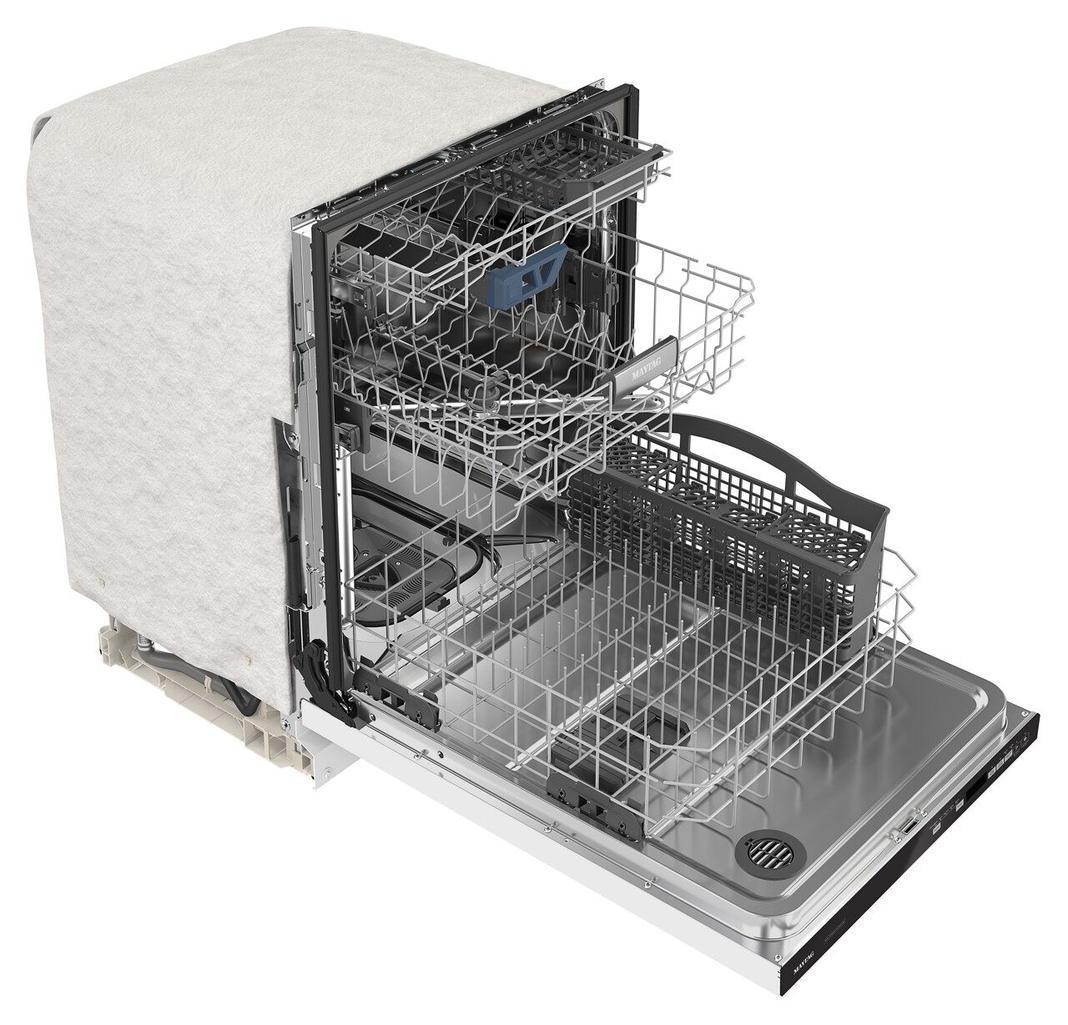 Maytag - 47 dBA Built In Dishwasher in White - MDB8959SKW