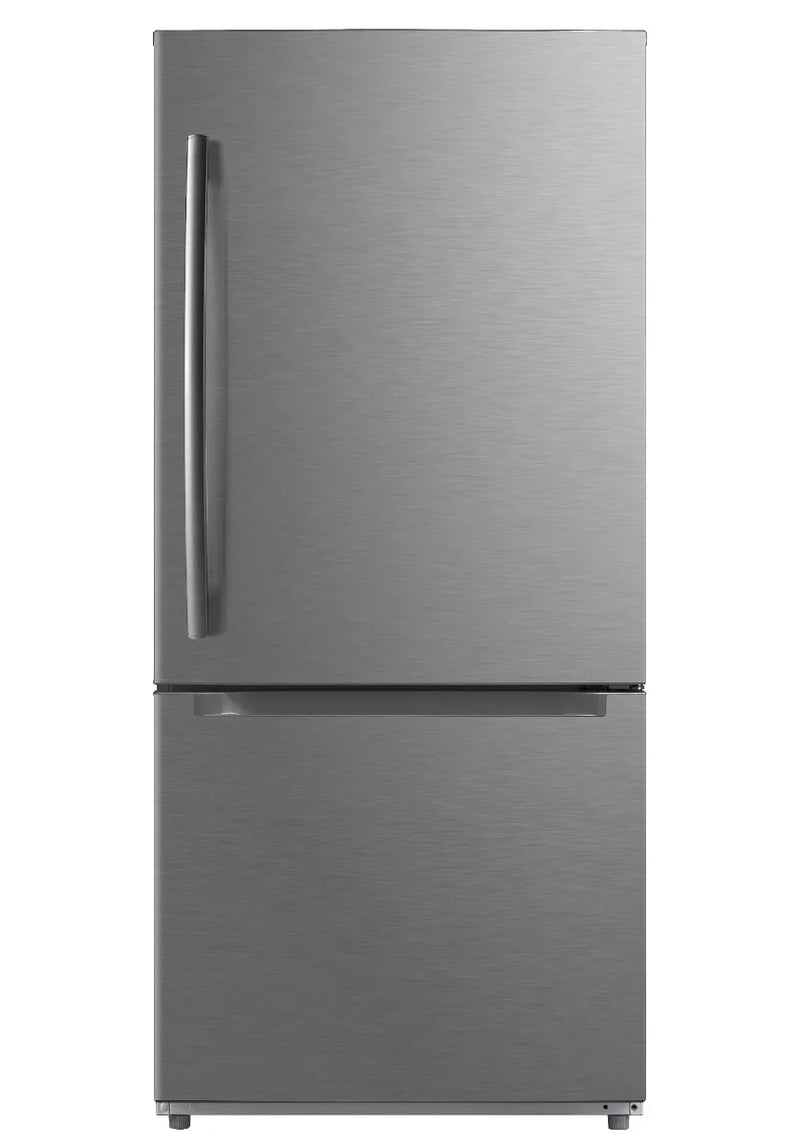 Moffat - 29.5 Inch 18.6 cu. ft Bottom Mount Refrigerator in Stainless - MDE19DSNKSS