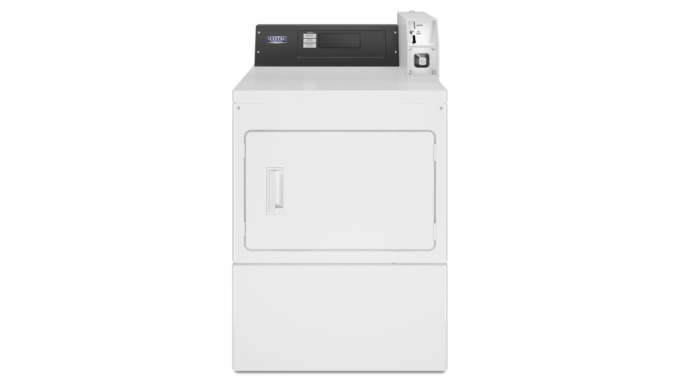 Maytag 7.4 cu. Ft Electric Commercial Dryer in White MDE20CSAZW