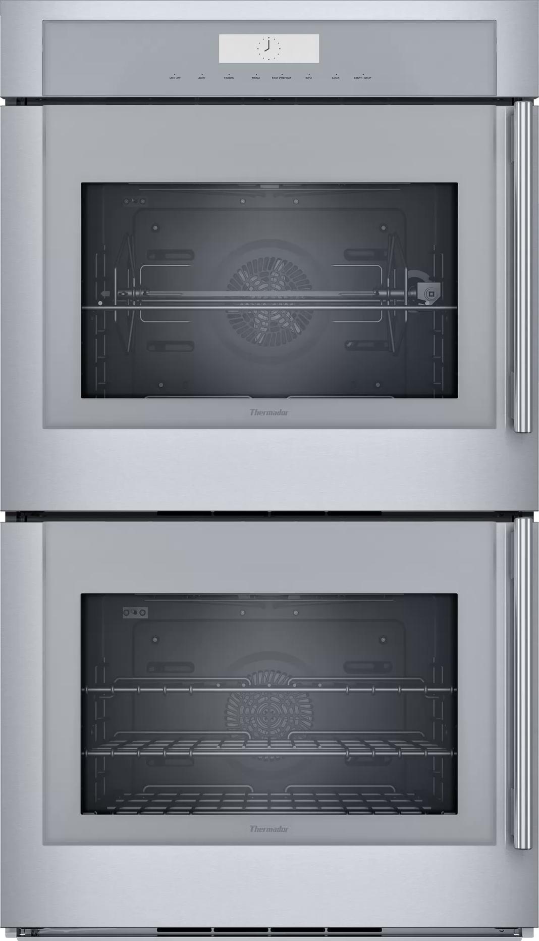 Thermador - 9 cu. ft Double Wall Oven in Stainless - MED302LWS
