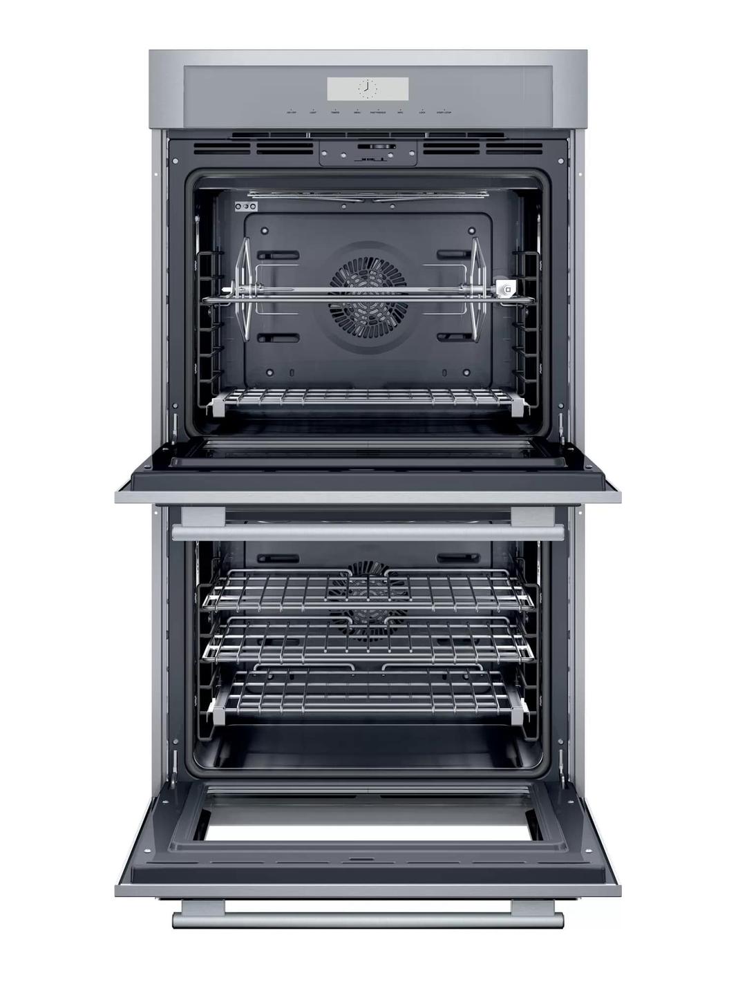 Thermador - 9 cu. ft Double Wall Oven in Stainless - MED302WS