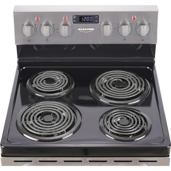 Marathon - 2.7 cu. ft  Electric Range in Stainless - MER241SS