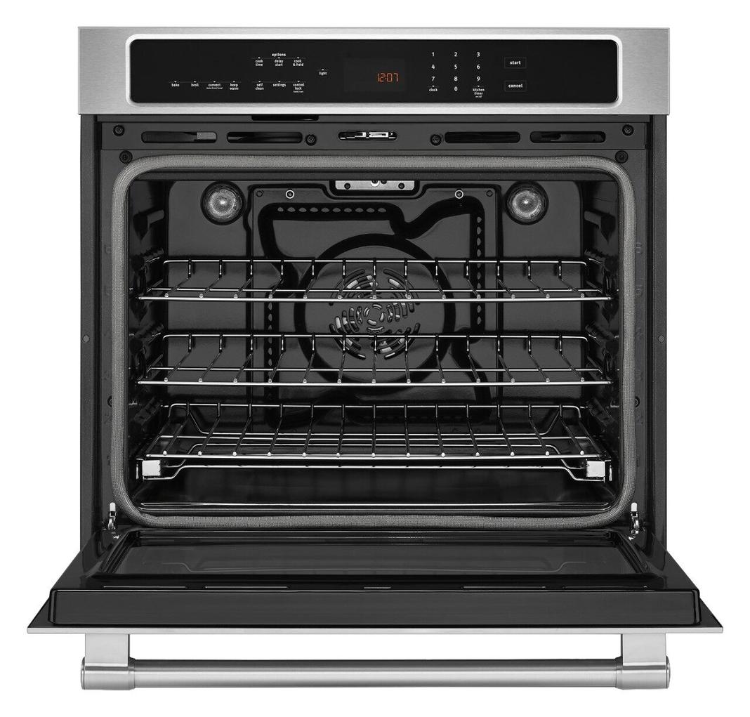 Maytag - 5 cu. ft Single Wall Wall Oven in Fingerprint Resistant Stainless Steel - MEW9530FZ