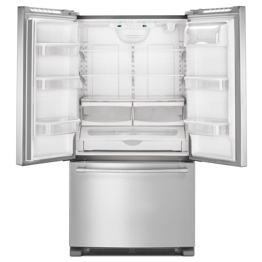 Maytag - 35.63 Inch 20 cu. ft French Door Refrigerator in Stainless - MFC2062FEZ