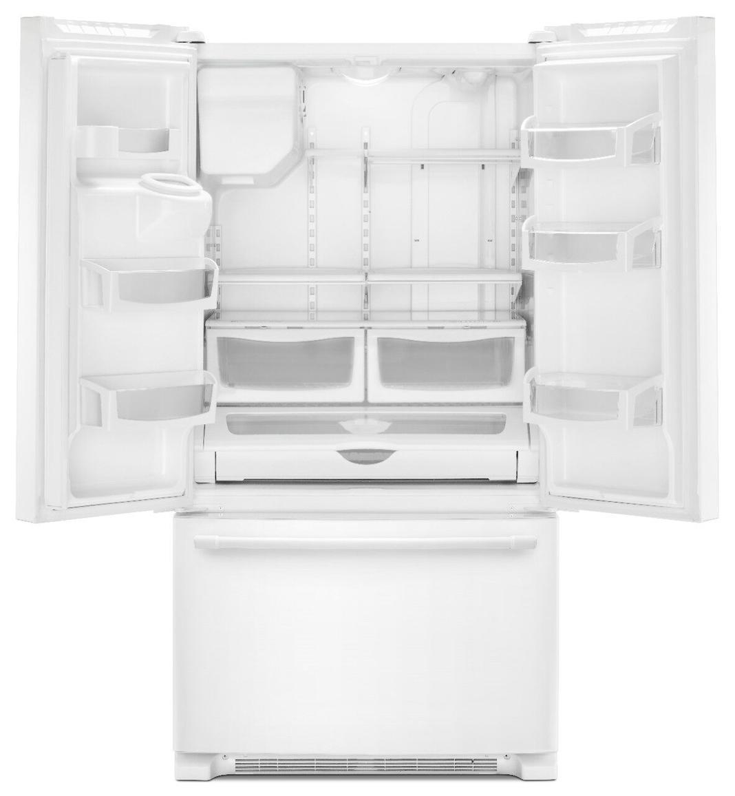 Maytag - 35.625 Inch 24.7 cu. ft French Door Refrigerator in White - MFI2570FEW