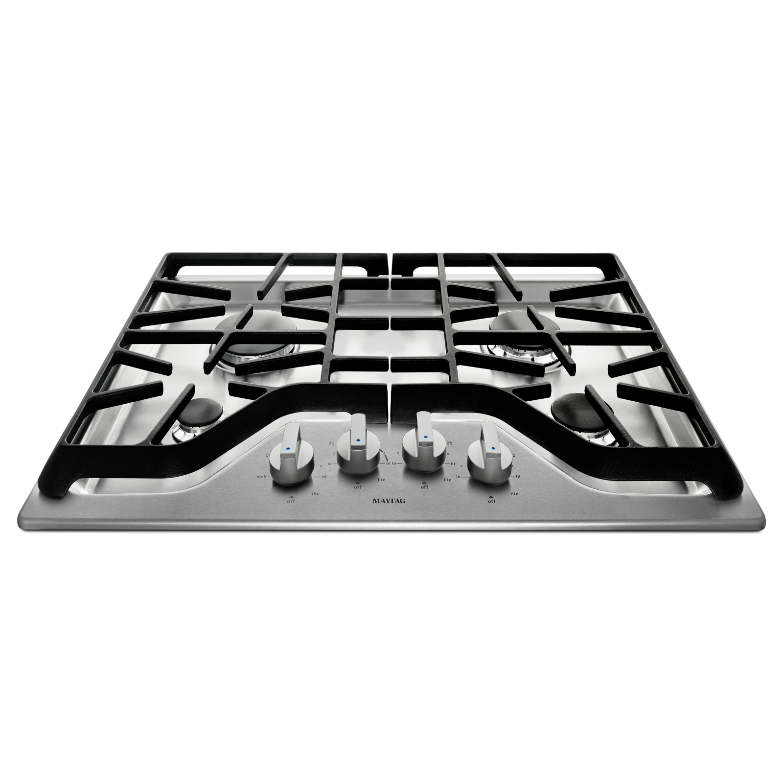 Maytag - 36 Inch Gas Cooktop in Stainless - MGC9536DS
