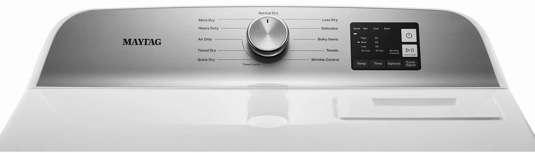 Maytag - 7 cu. Ft  Gas Dryer in White - MGD6200KW