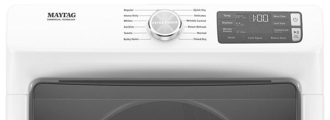 Maytag - 7.3 cu. Ft  Gas Dryer in White - MGD6630HW