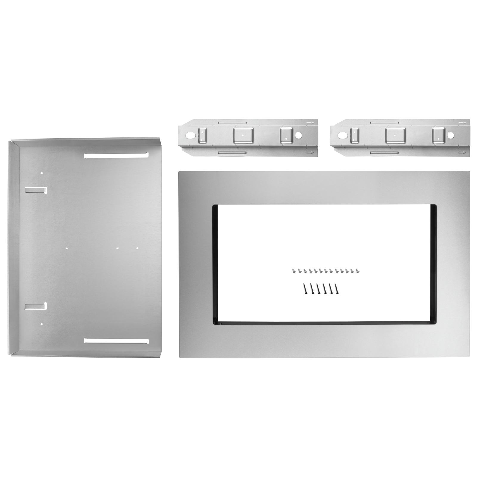 Whirlpool - 30 inch  Microwave Trim Kit Accessory  in Stainless - MK2160AZ
