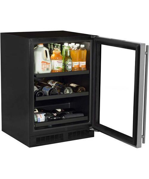 Marvel  - 23.875 Inch 5.5 cu. ft Wine Fridge Refrigerator in Stainless   - ML24BCG1RS