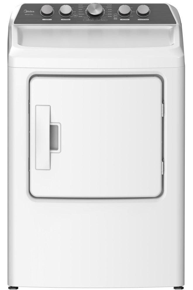 Midea - 6.7 cu. Ft  Top Load Dryer in White - MLE47C4AWW