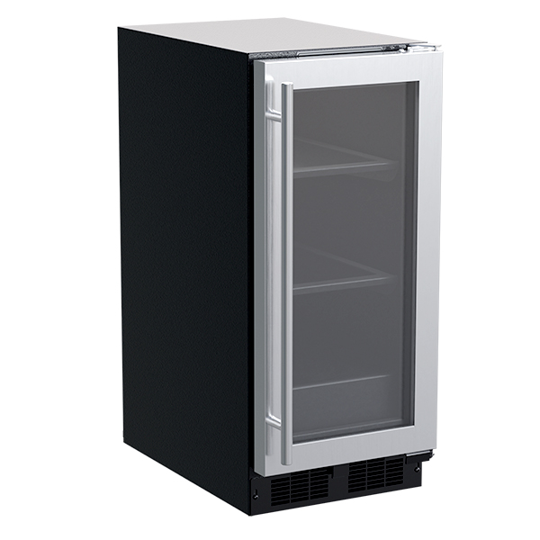 Marvel - 14.875 Inch 2.7 cu. ft Built In / Integrated Undercounter Refrigerator in Stainless - MLRE215-SG01A